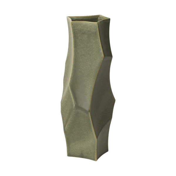 Ferm Living Cueva Vase 37 cm Dark sage