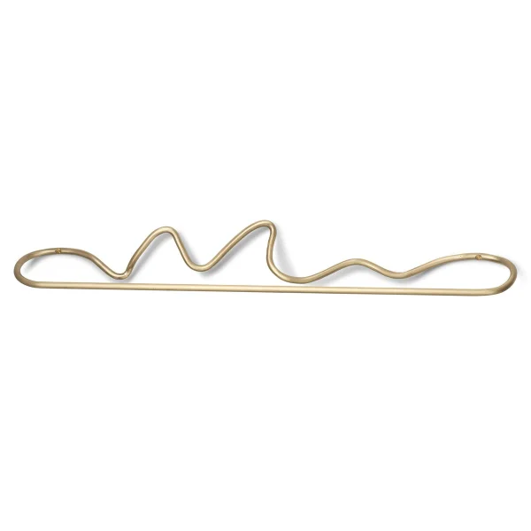 Ferm Living Curvature Handtuchhalter Messing