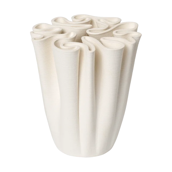 Ferm Living Dedali Vase 18 cm Off-white