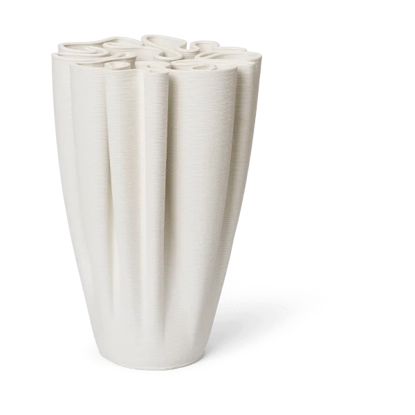 Ferm Living Dedali Vase 25cm Off-white