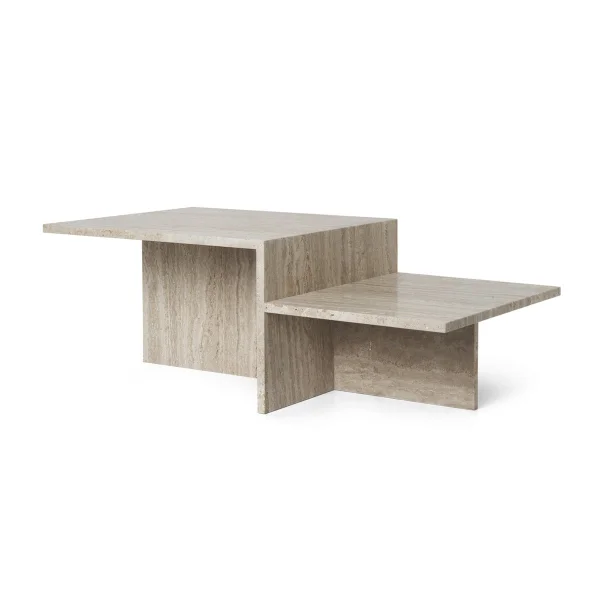Ferm Living Distinct Beistelltisch Travertin