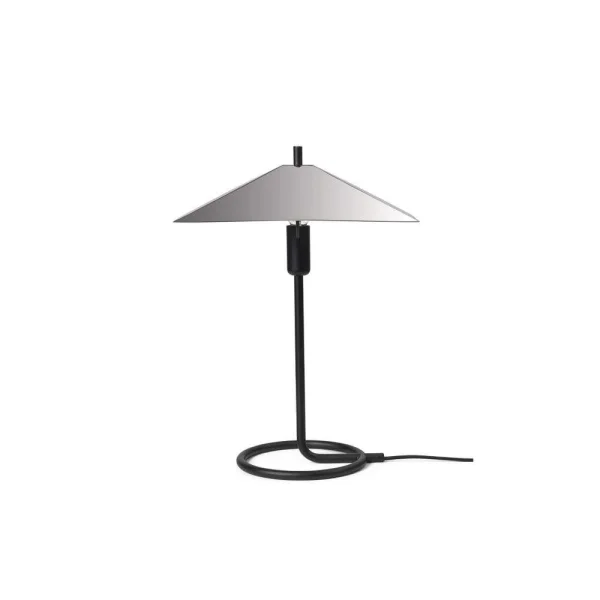 Ferm Living - Filo Tischleuchte Square Black/Mirror Polished