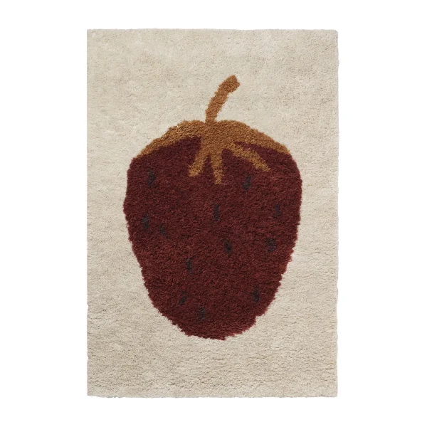 Ferm Living Fruiticana Teppich L 120 x 180cm Strawberry