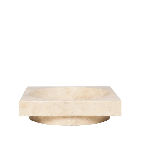 ferm LIVING - Hew Low Centrepiece Gericht Travertine