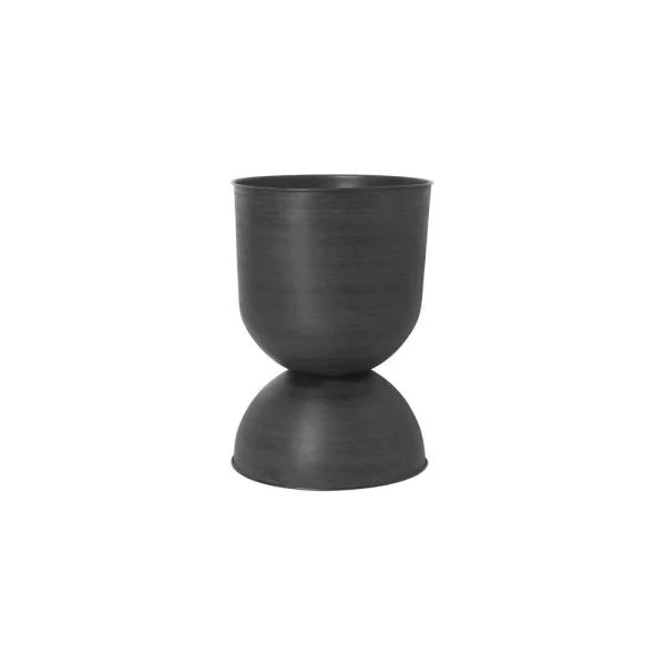ferm LIVING - Hourglass Pflanzentopf Large Black