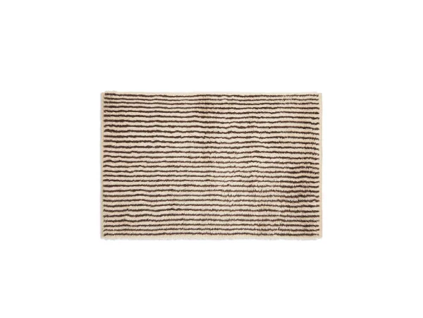 ferm LIVING - Kami Knotted Teppich 120x180 Off-White/Coffee