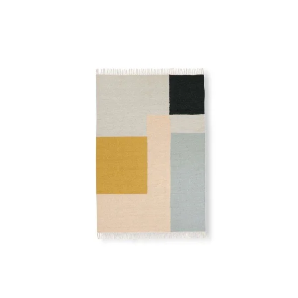 ferm LIVING - Kelim Teppich Large Squares