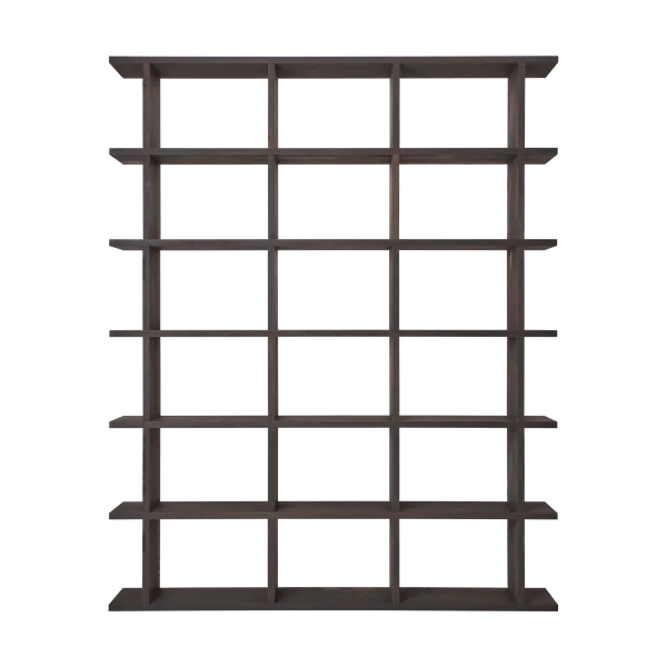 Ferm Living Kona Bücherregal 3x6 Dark Stained