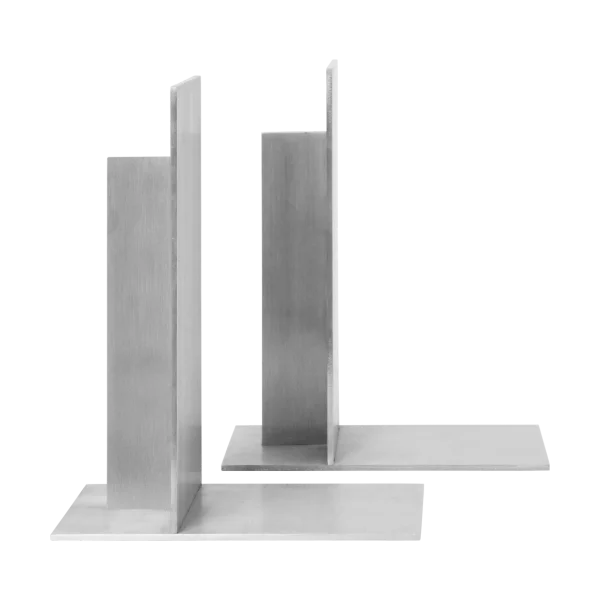 Ferm Living Lager Buchstützen 2er-Pack Aluminium