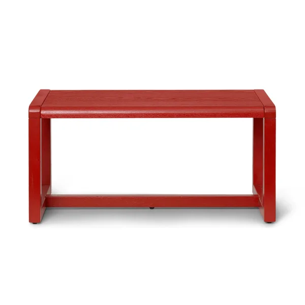 Ferm Living Little Architecht Bench Bank Poppy red