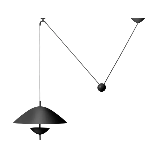 ferm LIVING Lod Pendelleuchte Blackened Iron