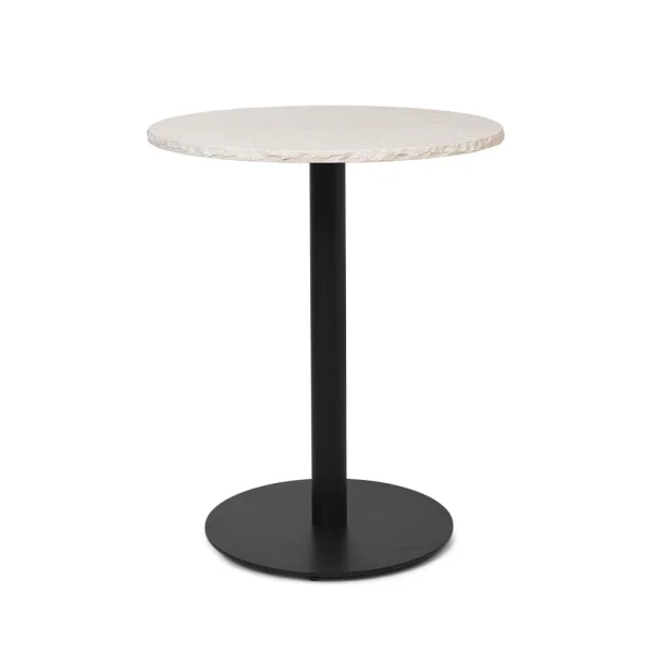 Ferm Living Mineral Café-Tisch Weiß, Marmor bianco curia