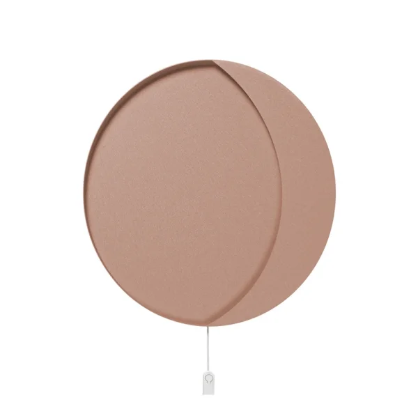 ferm LIVING - Neba LED-Wandleuchte, rose, Ø 45 cm, Eisen