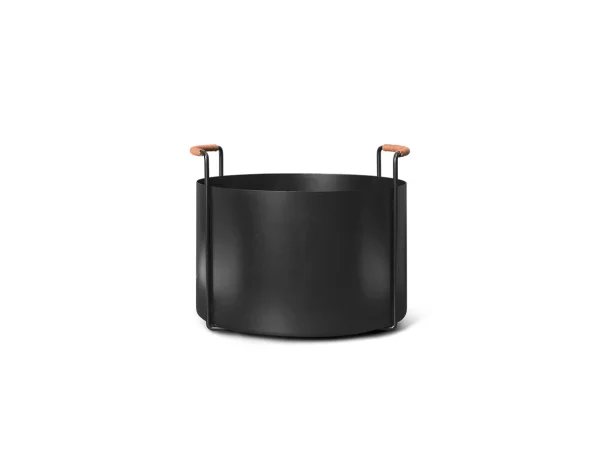 ferm LIVING - Port Firewood Bucket Schwarz