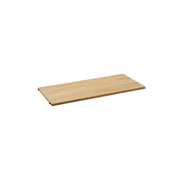 Ferm Living Punctual Perforated Wandregal 90cm Oak oiled, anthracite