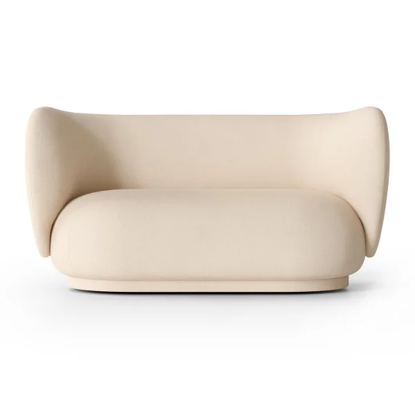 Ferm Living Rico 2-Sitzer Sofa Brushed offwhite