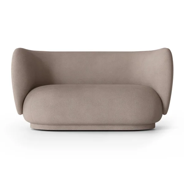 Ferm Living Rico 2-Sitzer Sofa Brushed warm grey