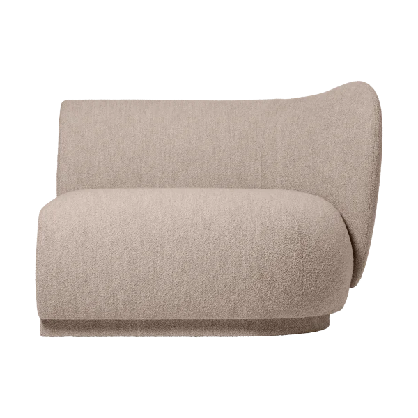 Ferm Living Rico Sofa-Modul Armrest R Soft Bouclé Natural