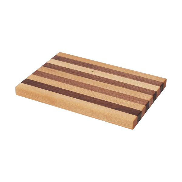 Ferm Living Stribe Schneidebrett bold 25x36 cm Walnut-oak