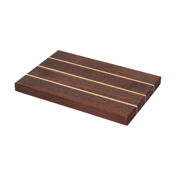 Ferm Living Stribe Schneidebrett fine 25x36 cm Walnut-ash