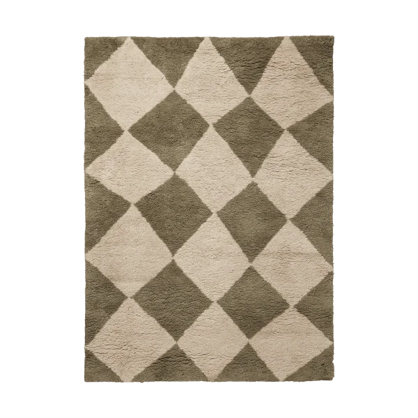 Ferm Living Tilt Teppich Elm green, 140x200 cm