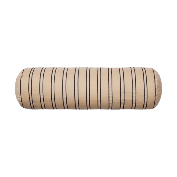 Ferm Living Twill bolster Zylinderkissen Cashmere-black