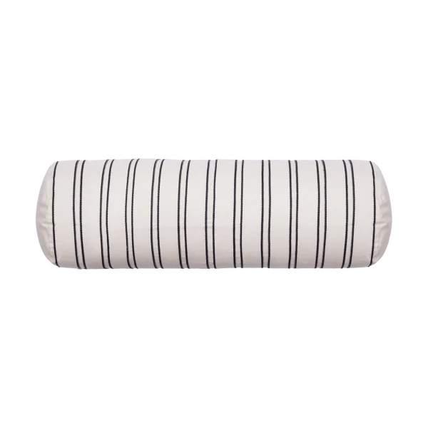 Ferm Living Twill bolster Zylinderkissen Off-white-black