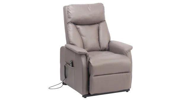 Fernsehsessel taupe mit Relaxfunktion - MALAGA