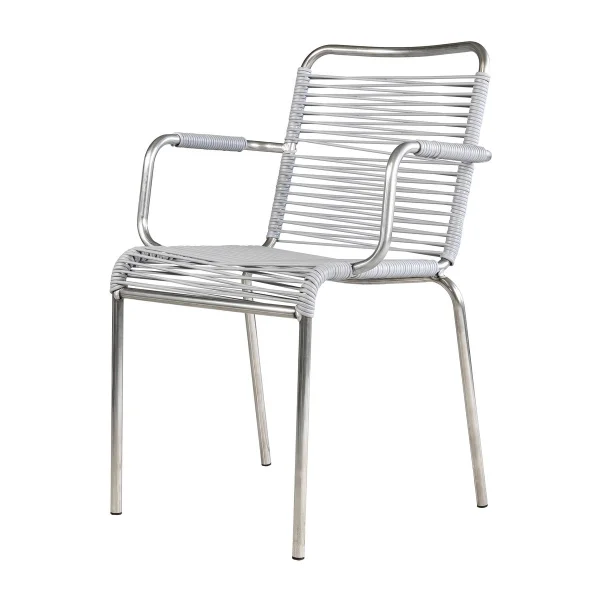 Fiam Mya Armlehnenstuhl Aluminium Grey