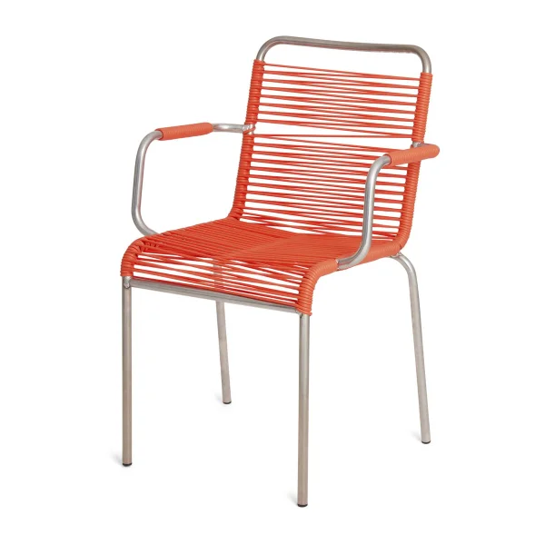 Fiam Mya Armlehnenstuhl Aluminium Orange