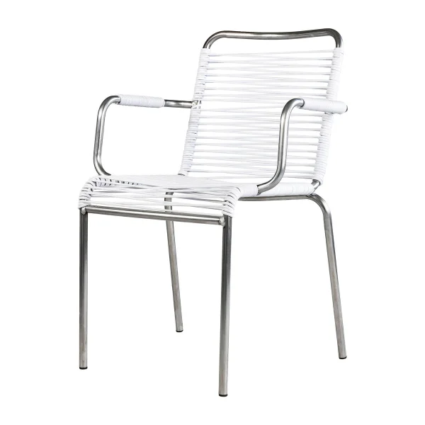 Fiam Mya Armlehnenstuhl Aluminium White