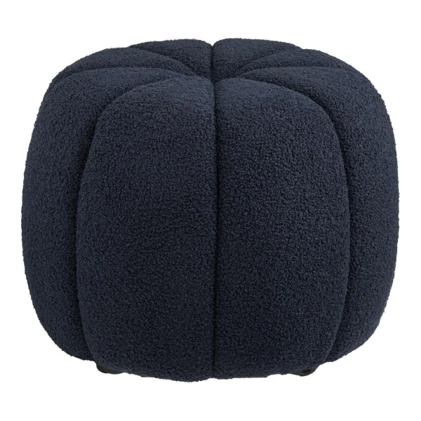 Fina Pouf Ø48cm blau.