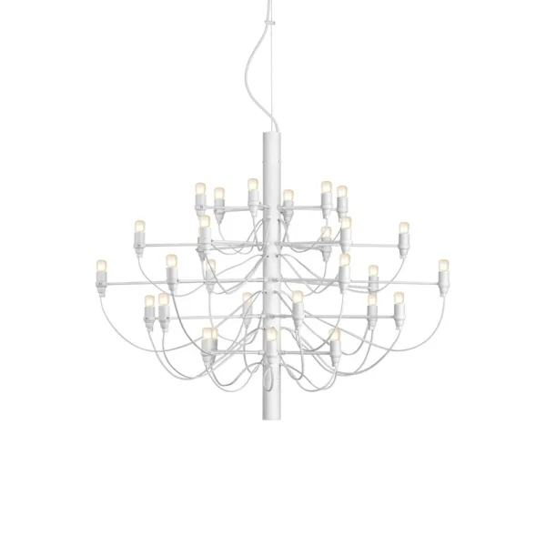 FLOS - 2097/30  C Pendelleuchte w/Frosted Bulbs Matte White