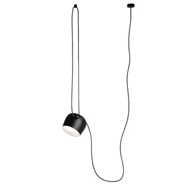 FLOS - Aim LED-Design-Pendelleuchte, schwarz