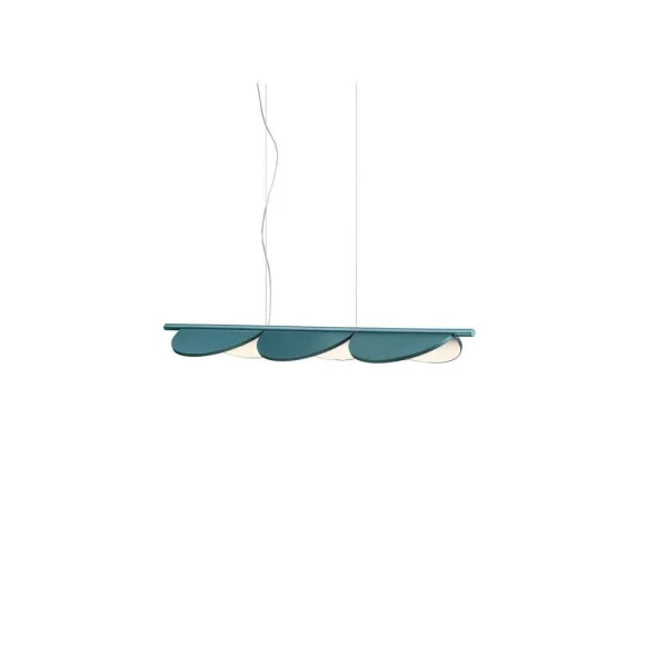 Flos - Almendra S3 Pendelleuchte Bay Blue Metallized