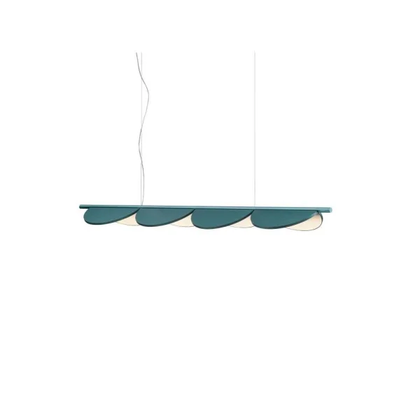 Flos - Almendra S4 Pendelleuchte Bay Blue Metallized