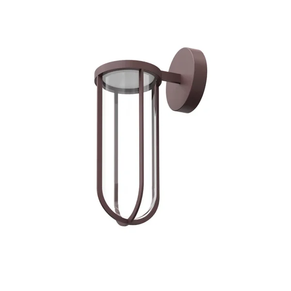 Flos Architectural - In Vitro Außen Wandleuchte Deep Brown Flos