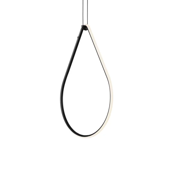 Flos Arrangements Drop Pendelleuchte Black, down
