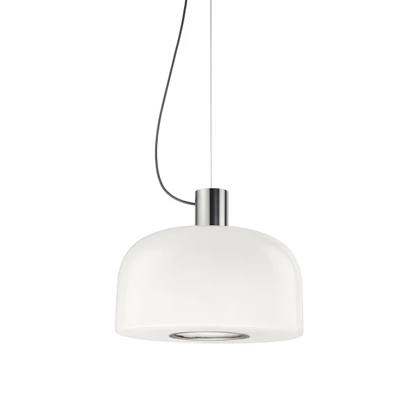 Flos Bellhop Glass S1 Pendelleuchte Bright aluminum