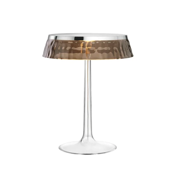 Flos Bon Jour T Tischleuchte Chrome-fumé Schirm