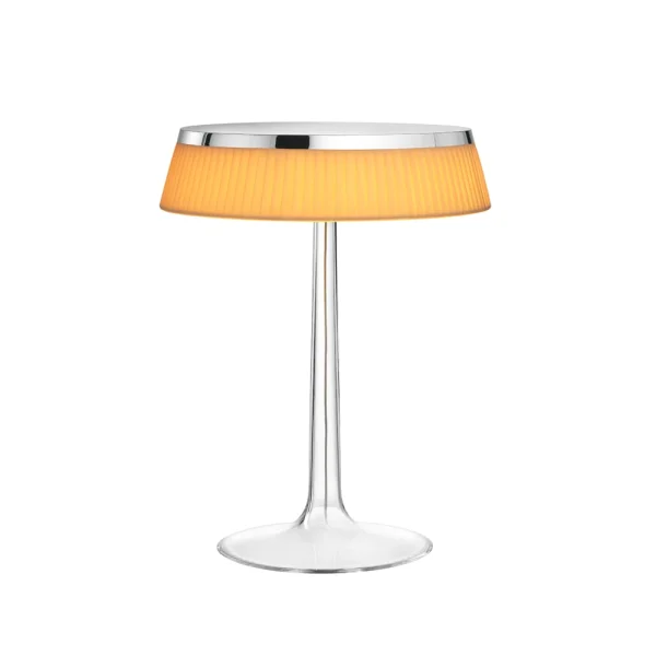 Flos Bon Jour T Tischleuchte Chrome-soft Stoffschirm