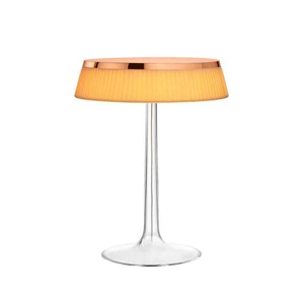 Flos Bon Jour T Tischleuchte Copper-soft Stoffschirm