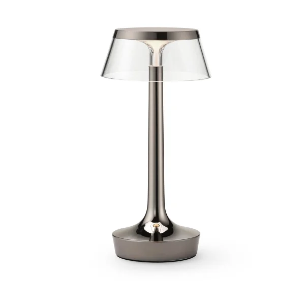 Flos Bon Jour Unplugged Tischleuchte Black Chrome