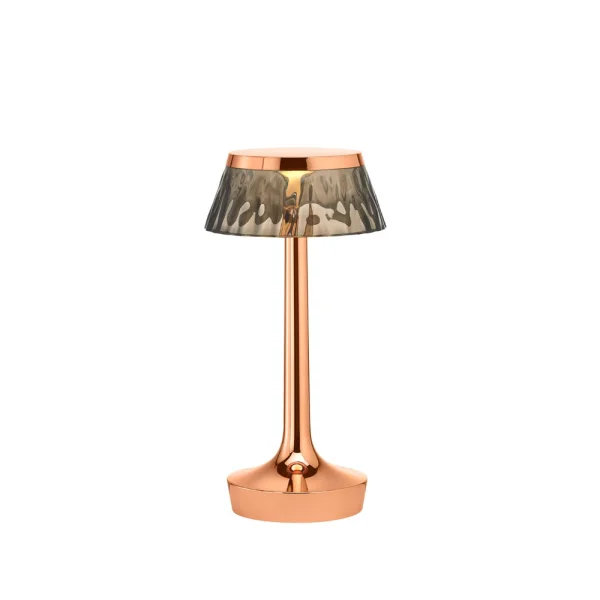Flos Bon Jour Unplugged Tischleuchte Copper-fumée