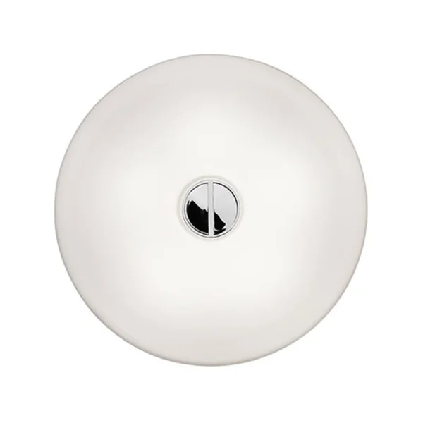 Flos Button HL Wandleuchte Weißes Opalglas