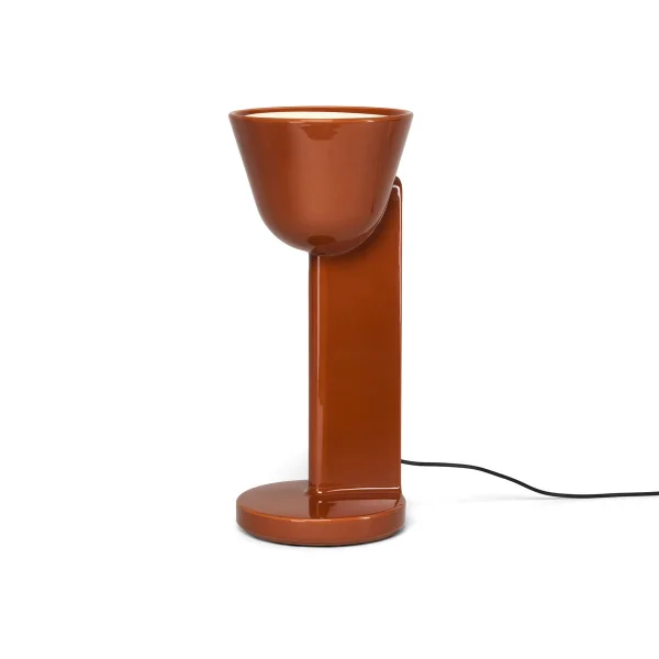 Flos Céramique Up Tischleuchte Rust red