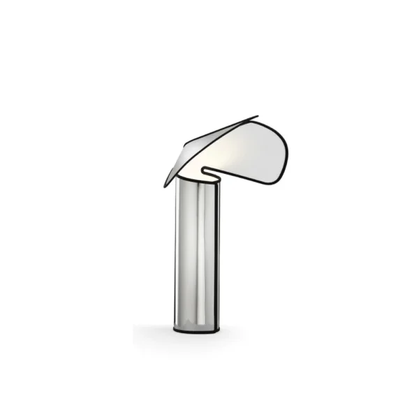 Flos Chiara T Tischleuchte Aluminium-anthrazit Kante
