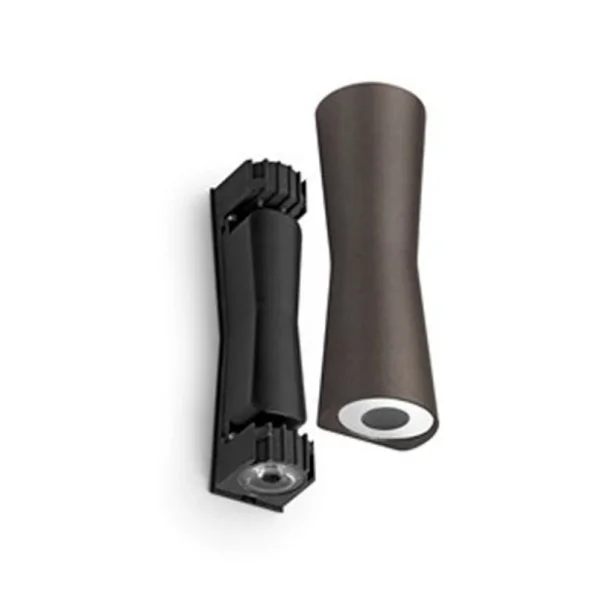 FLOS - Clessidra 20°+20° Außenwandleuchte Dunkel Braun