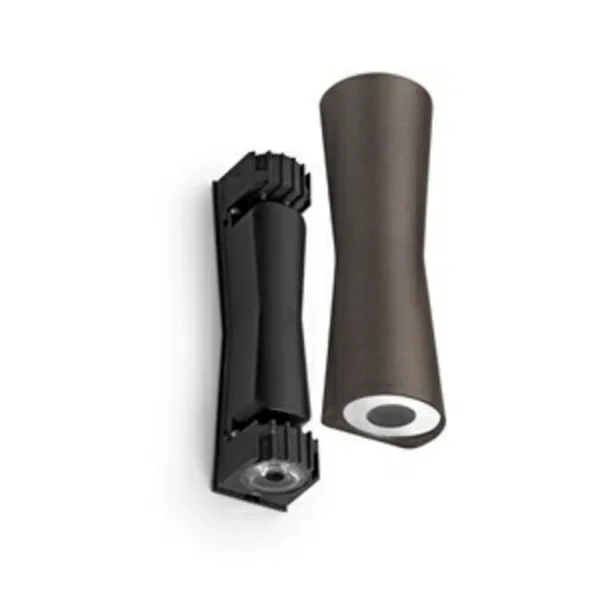FLOS - Clessidra 40°+40° Außenwandleuchte Dunkel Braun