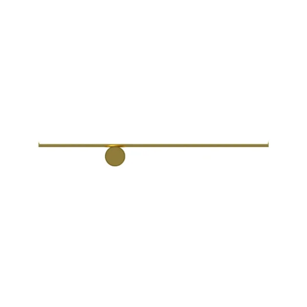 Flos Coordinates W1 Wandleuchte Messing